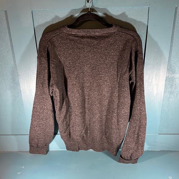 Pendleton 100% Wool Gray Men's MClassic Crew-Neck Longsleeve Pull-over Sweater - Picture 2 of 3